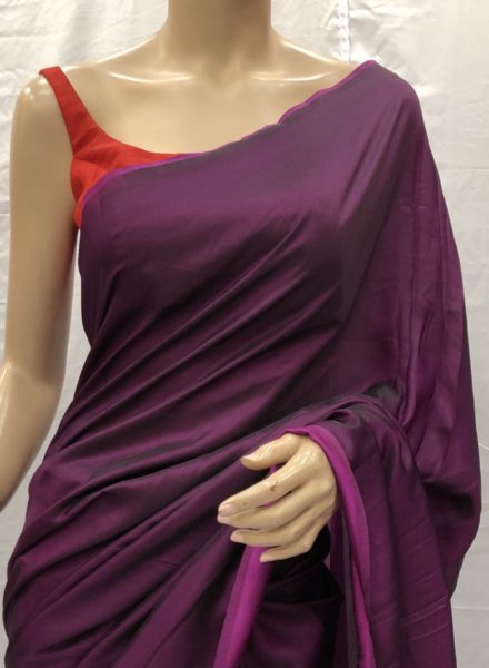 Malai Silk Plain Sarees