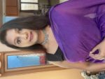 Purple Mulmul Saree photo review