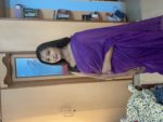 Purple Mulmul Saree photo review